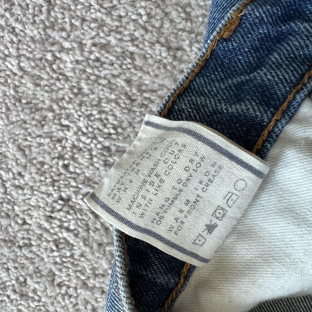 B SIDES Straight Jeans Womens 24 Blue High Rise Medium Wash Denim Made USA - Picture 9 of 16